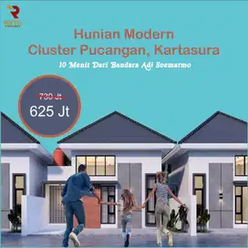 RUMAH SOLO BARAT SHM+PBG AREA KARTASURA