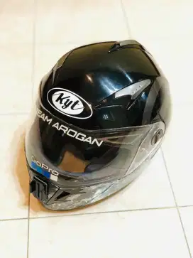 Helm Fullface KYT Alpha Venom Avengers Captain America Black Gun Metal