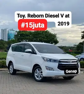 Toyota Innova Diesel V at 2019 putih #15juta