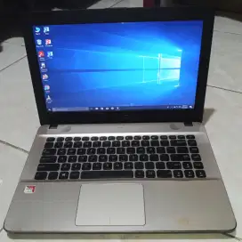 Laptop Asus X441 •Ram 4Gb •Hdd 500Gb •Batre Ok •Tinggal Pakai