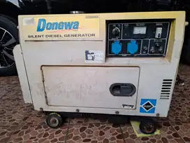 Genset Dongwa Dg5500se 5000watt 2nd good kondisi