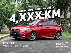 TDP 29JT FREE GARANSI MESIN YARIS S TRD AT 2014 MERAH MOBCARS