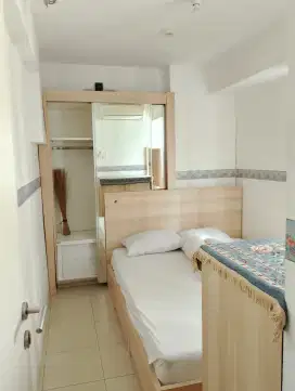 SEWA MURAH 1BR APARTEMEN BASSURA CITY 11,5 JT PER 3 BULAN FREE IPL