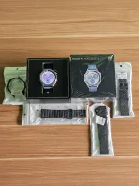 Huawei Watch GT 5 46MM Blue Resmi Fullset Ori Mulus Like New Nominus