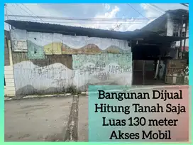 Bangunan Dijual Murah Hitung Tanah aja Lokasi Dekat Pintu Tol dan LRT
