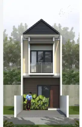 Di jual rumah baru mewah  strategis di jatiasih bekasi