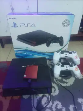 PS 4 original 500 GB + hardisk 500gb