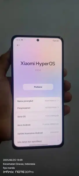 Redmi not. 13. 4g. 8+8/256 hp cas biasa mlus resmi jga NFC