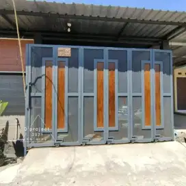 002 pagar minimalis plat perforated bulat