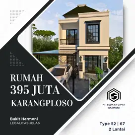 Rumah di karangploso 2 lantai view Arjuna