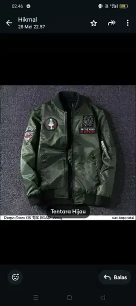 Jaket pria bisa nego