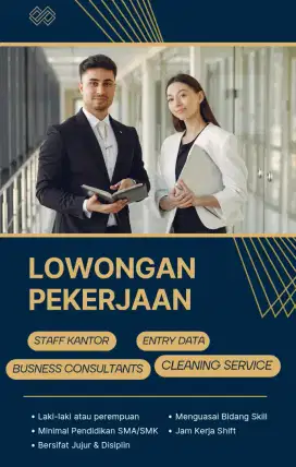 lowongan kerja !
