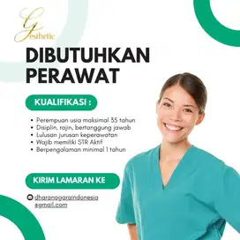 LOWONGAN PERAWAT KLINIK KECANTIKAN