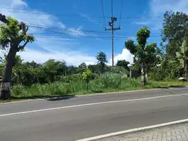 Tanah murah strategis luas 8.240m tepi jalan raya mojogedang