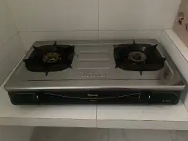 Kompor Gas Merk Rinnai & Selang + Regulator