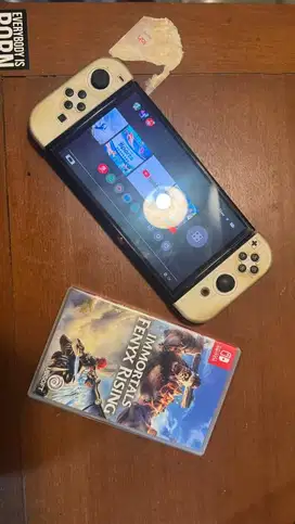 Nintendo Switch Oled Second | Kondisi Baik | Banyak Bonus (Negotiable)