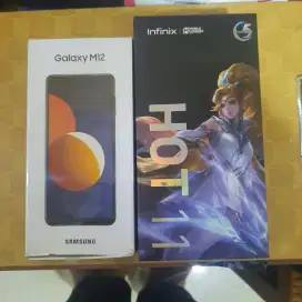 Samsung M12 4/64 & INFINIX HOT 11 4/64