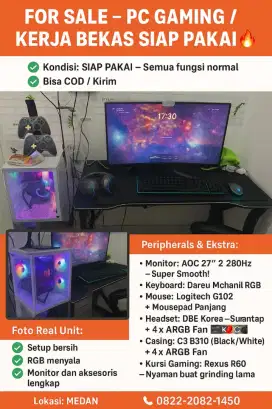 KOMPUTER SET u/GAME - KERJA