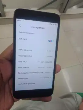 XIAOMI REDMI 5A RAM 2/16 GB VERSION ANDROID 8.0 OREO HP AJA NORMAL BU