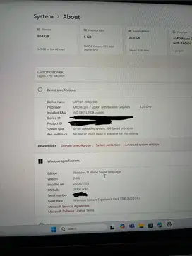Lenovo Legion 5 Pro RYZEN 7 5800 RTX 3060