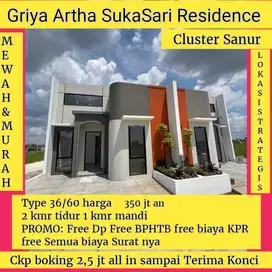 2,5 jt all in dpt Rumah Mewah 2 kmr tidur 1 kmr mandi