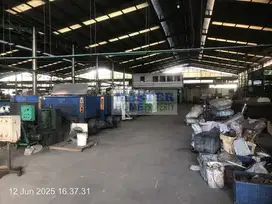 Dijual/Disewakan Tanah Bangunan+Mesin2 Eks Pabrik Outsole Sepatu Tgr