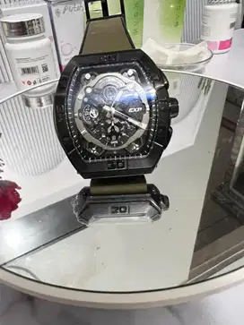 Jam tangan pria Expedition EXP 6800 Mc Green Army Rbubber