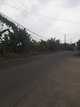 Dijual tanah kosong strategis pinggir jalan Raya PROPINSI
