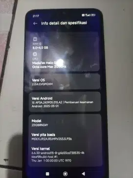 Redmi 13 c ram 8+4/256