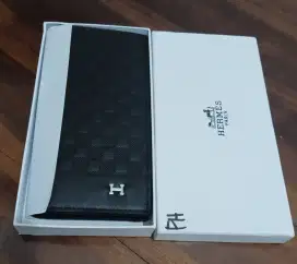 Dompet Panjang kulit import Pria Hermes Premium