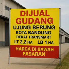 Jual gudang ujung berung kota bandung murah