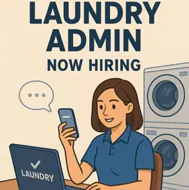 dicari tenaga cuci merangkap admin laundry