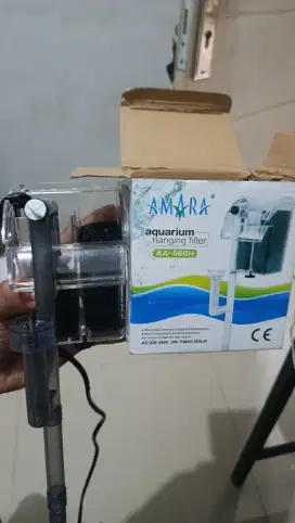 Filter gantung ikan aquarium aquascape amara