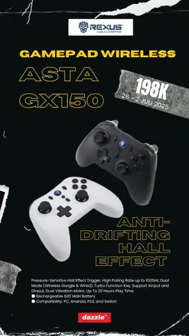 Rexus asta gx150 joystick