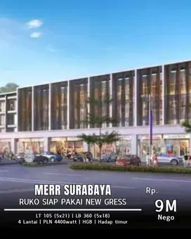 Dijual Ruko TERBAIK di RAYA MERR