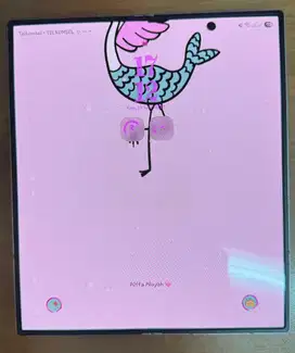 Samsung Galaxy Z Fold 6 512GB Pink – Fullset Mulus Bonus Casing