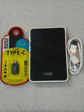 Harddisk External 500 GB, USB 3.0, Kesehatan HDD 100% + OTG Type-C