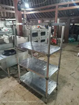 multi-purpose stainless steel rack