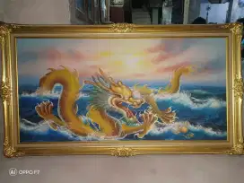 Lukisan Kanvas King Of Dragon No Name