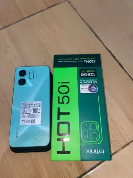 Urgen, blm 1 bulan beli, Jual cepat HP INFINIX HOT 50i Ram 6/128Gb,