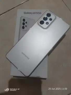 Samsung A73 5G 8/256 lengkap like new