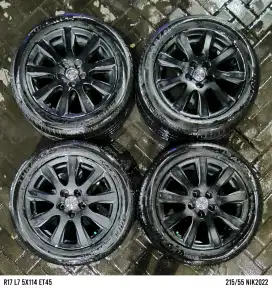 Jual velg original toyota camry 17 + ban