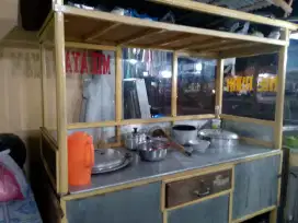 gerobak (bakso,mie ayam dll)