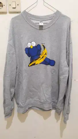 CREWNECK UNIQLO X KAWS X ANDY WARHOEL SIZE XL