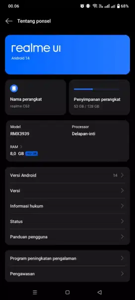 Jual HP Realme C63 NFC
