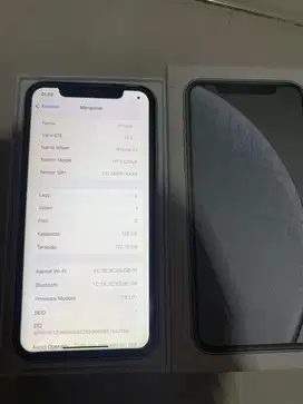 Iphone xr 128gb ibox warna white