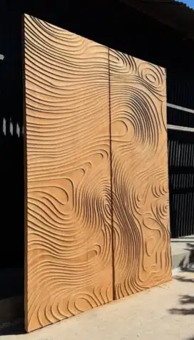 Pintu jati perhutani