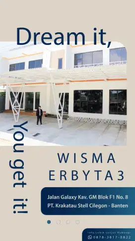 Disewakan rumah 12 kamar untuk mess perusahaan / office