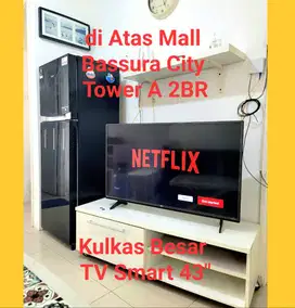 Sewa Diatas Mall Bassura City Tower Alamanda 2BR Furnish, NEGO survei