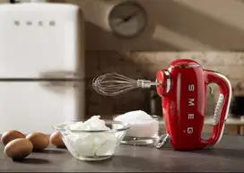 SMEG Hand Mixer 50's Retro Style Aesthetic - Mixer Tangan SMEG 250Watt